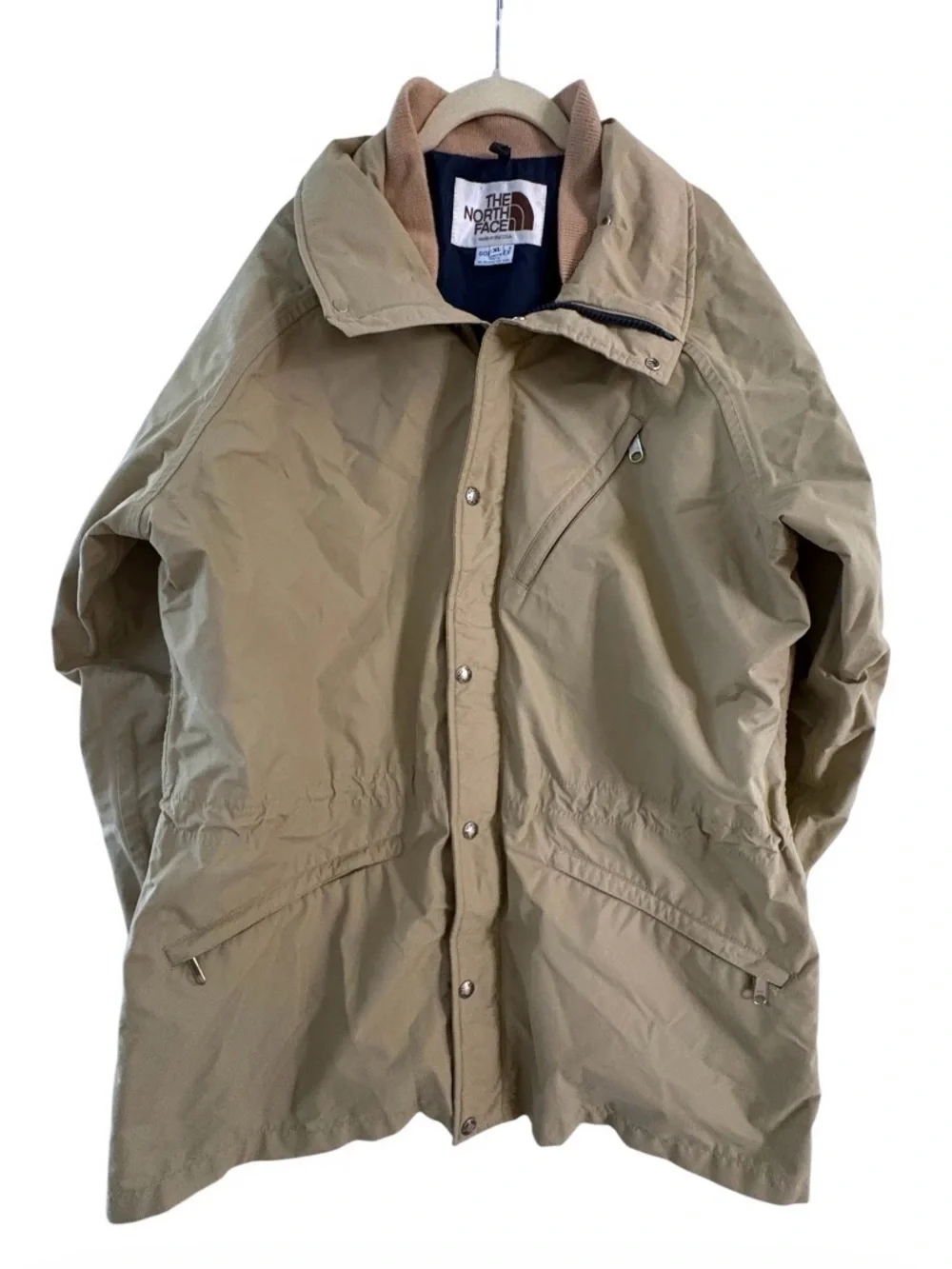 Rare VTG 80s The North Face Gore-Tex Brown Label USA Parka Jacket XL